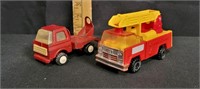 Vtg Pressed Steel Firetruck/Other