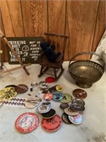 Vintage buttons and miscellaneous