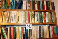 3 Shelves of Books (Sports, Biographies,