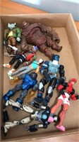 Lot of Marvel, DC and TMNT Action Figures