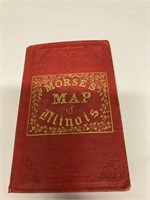 MORSE'S MAP OF ILLINOISE, 1854