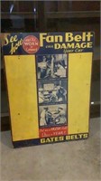 Vintage Gates Belts Advertiser Display Board