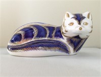 ROYAL CROWN DERBY FOX PAPERWEIGHT