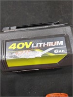 RYOBI 40v Lithium -ion Battery