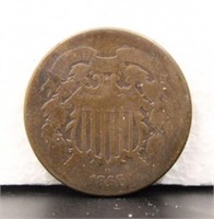 1866 U.S. 2 CENT PIECE