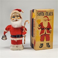 VINTAGE ALPS MECHANICAL SANTA CLAUS W/ BOX