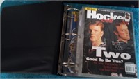 11 - BINDER OF HOCKEY MAGAZINES (A56)