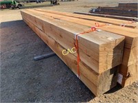 2pc 12"x12"x24' Boxed Heart Douglas Fir