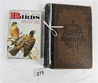 Antique History Of The U. S. 1885? & Bird Book
