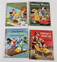 Vintage Mickey Mouse Little Golden Books