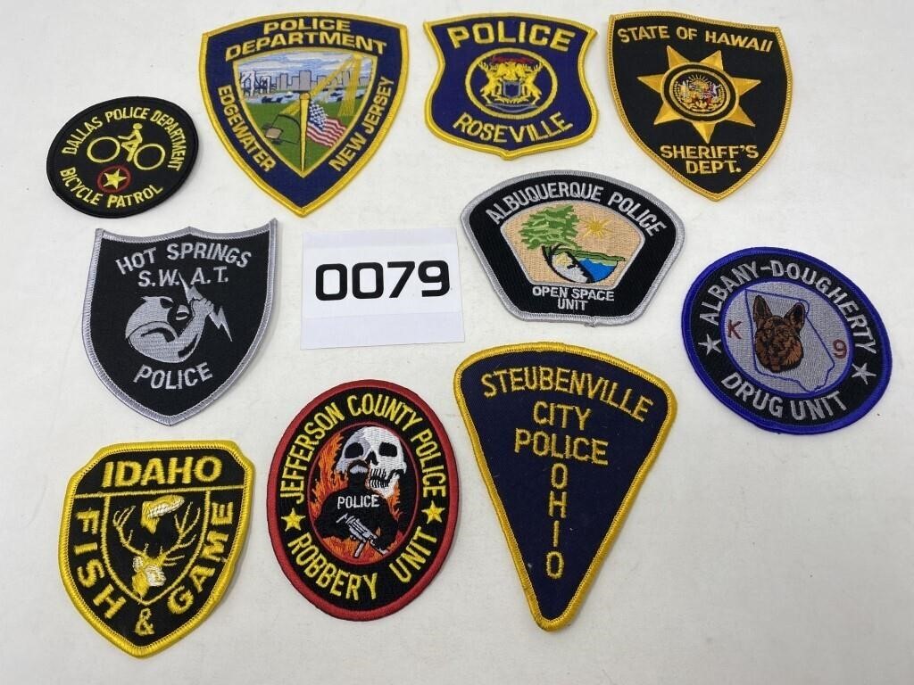 Police patch collection