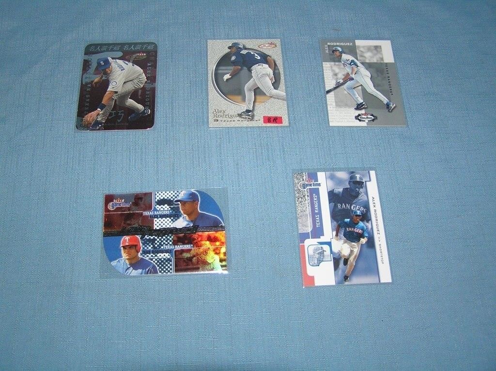 Collection of Alex Rodriguez all star baseball car