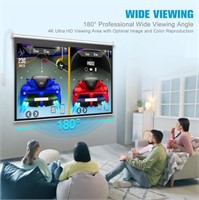 Powerextra 100 Inch Motorized Projector Screen