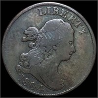 1804 Draped Bust Half Cent NICELY CIRCULATED