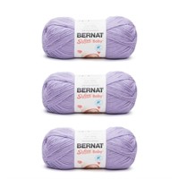 Bernat Softee Baby Lavender Yarn - 3 Pack of