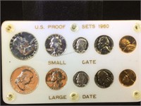 1960 US Silver Proof Sets, small & large date
