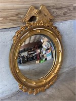 Vintage round eagle mirror