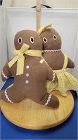 HANDMADE 1979 GINGERBREAD BOY AND GIRL