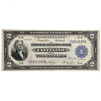 FR 758 1918 $2 BATTLESHIPFRBN CLEVELAND, OH AU