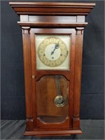 Sligh wall clock, 15" x 7½" x 29"