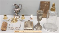 Silverplate; Brass & Metalwares Lot