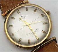 Hamilton 10k Gold Filled Thin O Matic Wrist Watch
