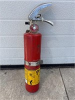 Red fire extinguisher