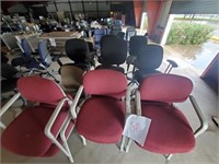 Office Chairs and Assorted Adjustable Chairs