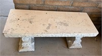 Cement Garden Bench