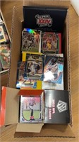 Box Lot of Newer Assorted Sports Cards Football