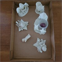 Ceramic snowbabies set