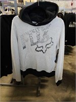 Fox ladies sweatshirt zipup  size L