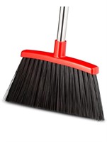 Small red cleaning broom slightly used