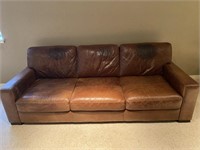 Genuine Leather Sofa 35x94x40