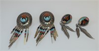 Sterling Silver and Turquoise Native Jewelry