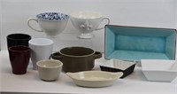 Assortment of Ceramic Trays and Mugs