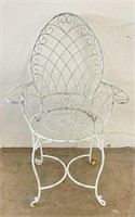 Ornate Metal Outdoor Chair