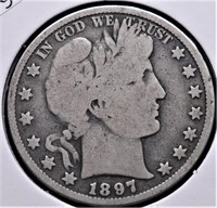 1897 BARBER HALF DOLLAR G