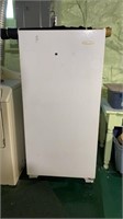 Frigidaire upright freezer, works, 26 1/2 x 52 x