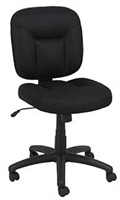 Amazon Basics Low-Back Office Desk Chair  Black