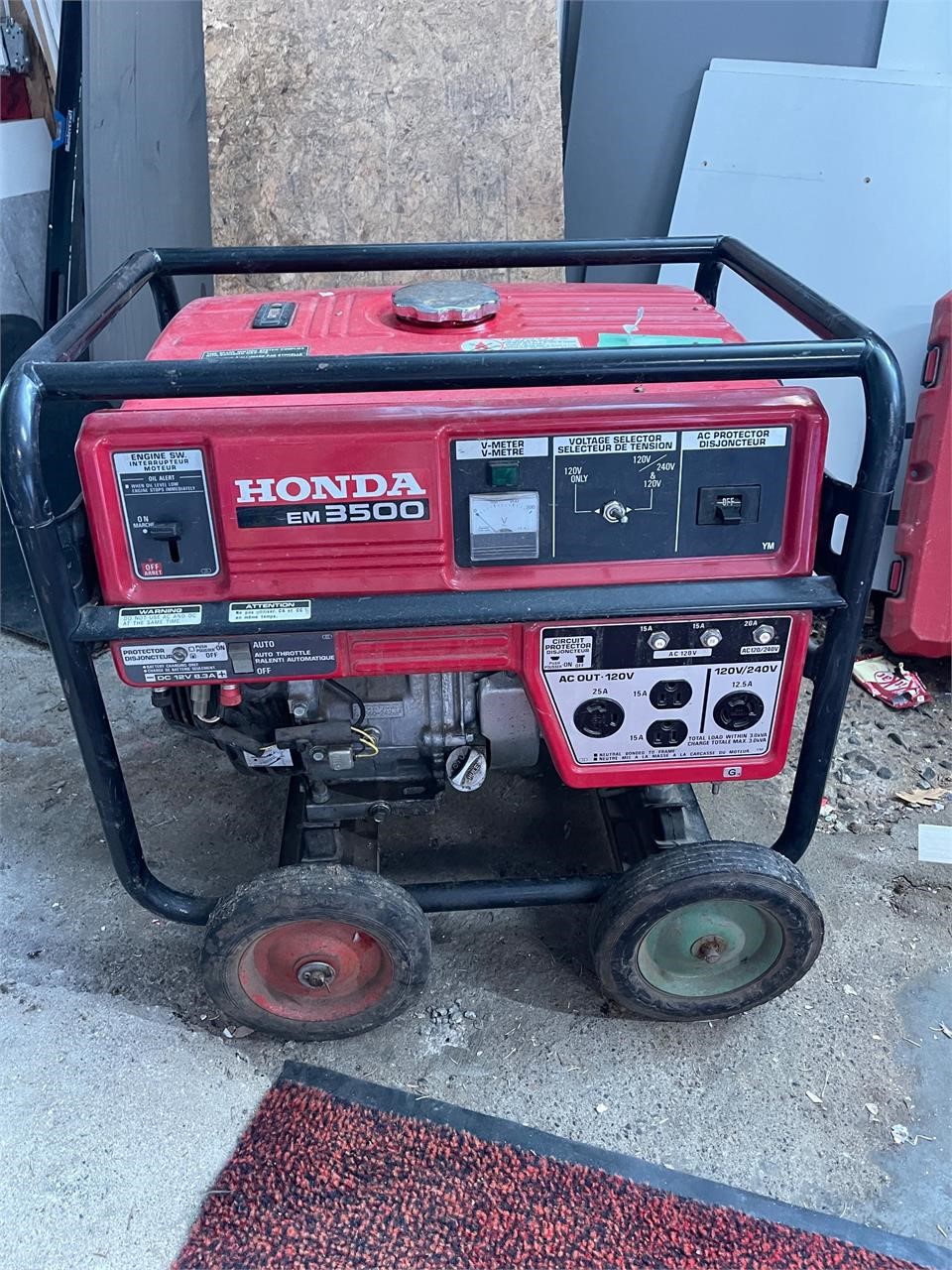 Honda EM3500 generator.