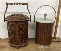 2 Vintage ice buckets