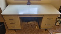 Steel office desk