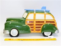 Surf's Up Woodie car cookie jar by Clay Art;