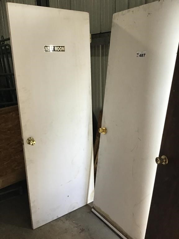 3 HOLLOW CORE DOORS, 30, 32, 36 X 80 INCH