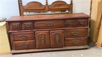 Broyhill 9 Drawer Dresser with Mirror