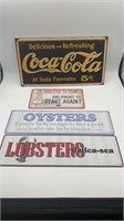 Coke sign & vanity signs