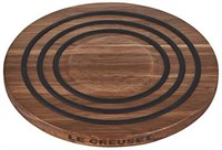 Le Creuset 8" Wood Magnetic Trivet $50