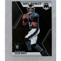 2020 Mosaic Jalen Hurts Rookie Card