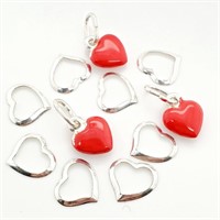 $100 Silver Set Of 11 Charms